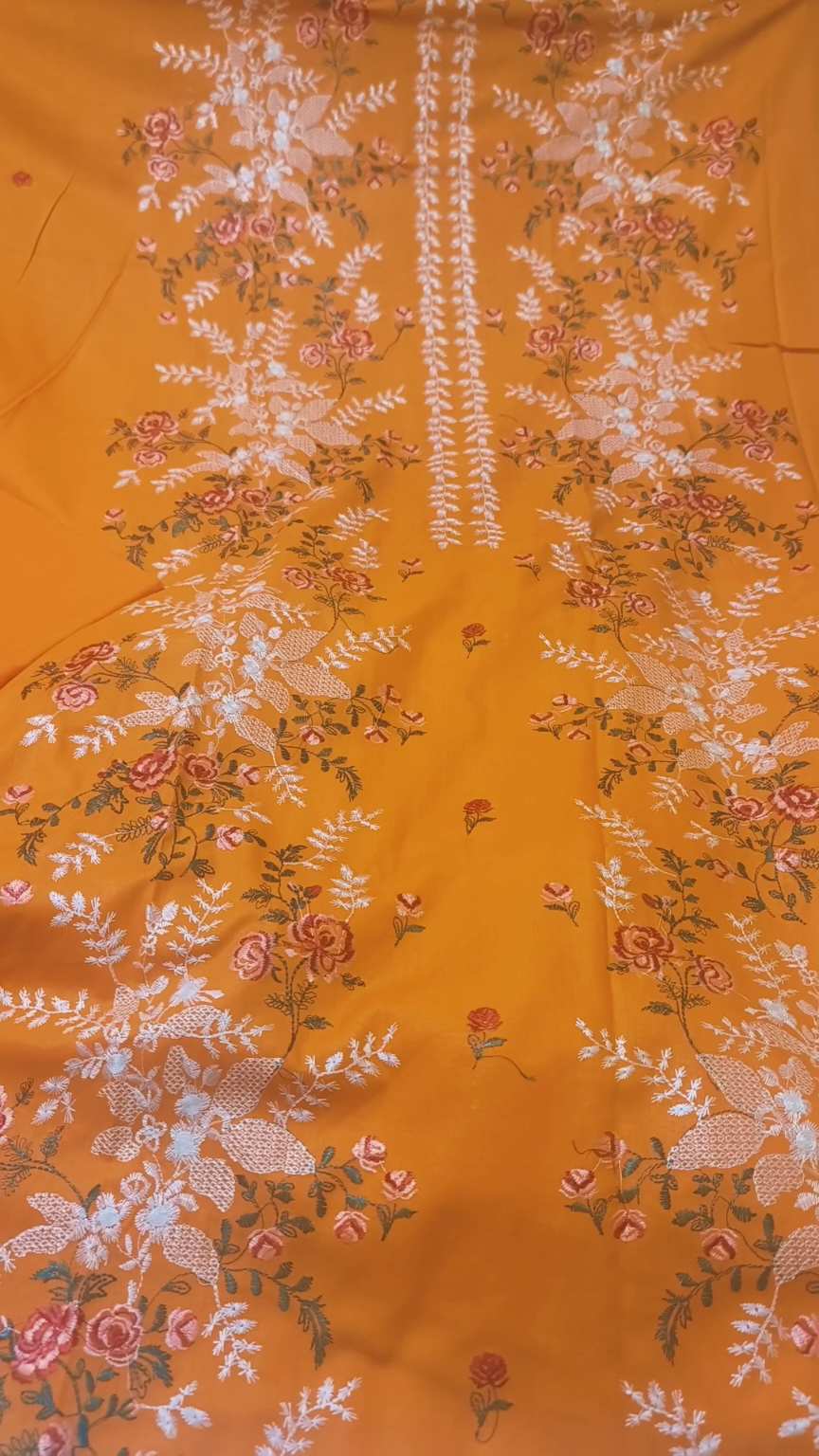 🥳 Sale Sale M-334  Rs.1590  Imported Bareezy Embroidery Lawn Shirt & Trouser 2pc