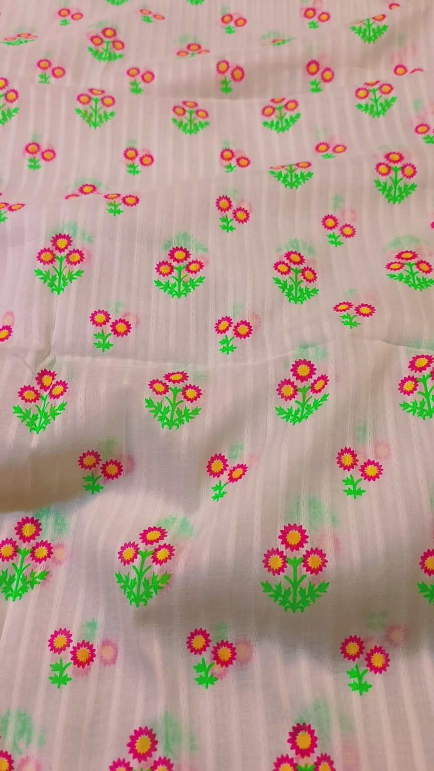 🥳 Sale Sale M-407. Rs.1590  Imported Digital Dorria Hi-Lighter Color Same print Shirt & Truzer 2pc