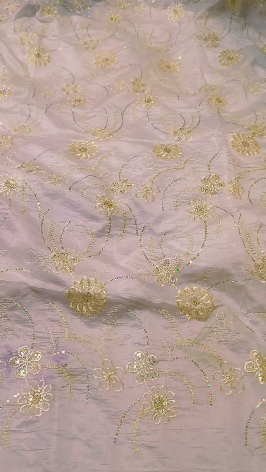 🥳 Sale Sale M-462 Rs.1650 Imported Hi quality square work Embroidery In Silky Lawn Shirt