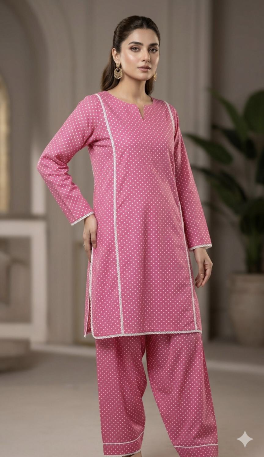 🥳 Big Sale M-476  Rs.1250 Imported Franky Design Cotton Stuff  Same print Shirt & Truzer 2pc