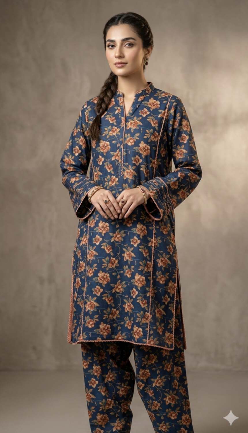 🥳 Big Sale M-541  Rs.1250  Imported Digital Pure Summer ⛱️ Lawn Same print Shirt & Truzer 2pc