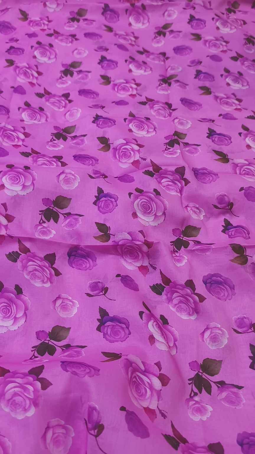 Sale Sale M-618. Rs.1490  Imported Digital Pure Summer ⛱️ Lawn Same print Shirt & Trzer 2pc