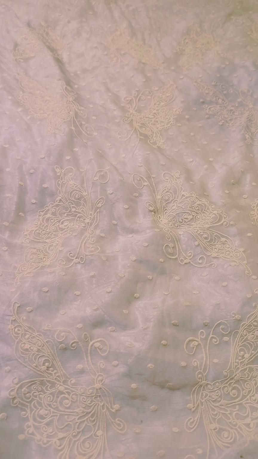 🥳Big Sale M-768  Rs.1090     Imported 3-D Full jall Embroidery In Georgette Stuff Shirt