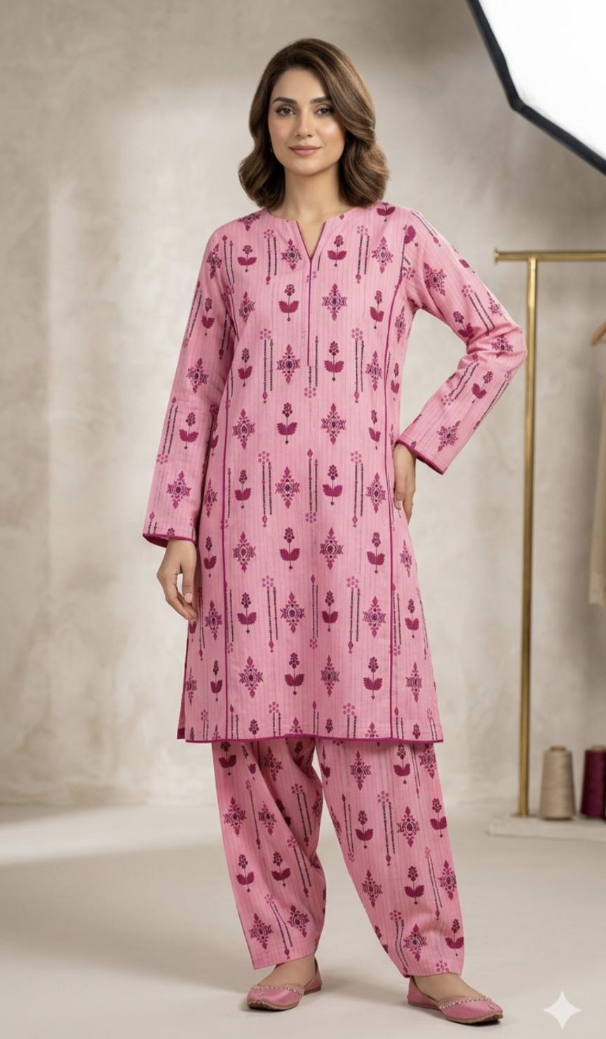 Sale Sale M-738  Rs.1390 Imported Digital Pure Summer ⛱️ Lawn Same print Shirt & Trzer 2pc