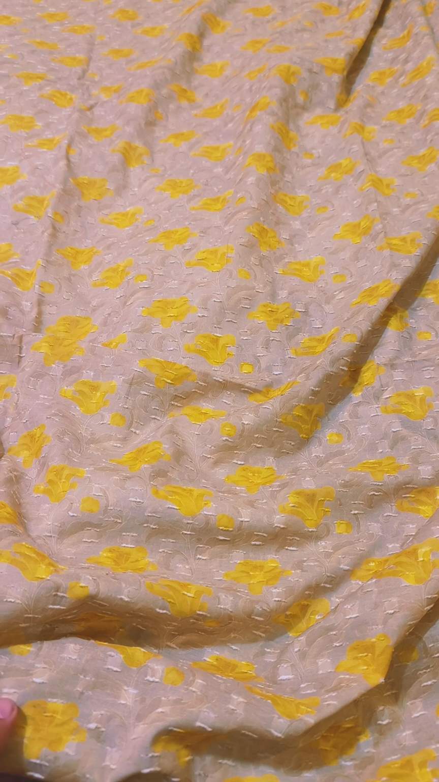 🥳Big Sale  M-821  Rs.1690 Imported 3-D jacquard Lawn Same print Shirt & Truzer 2pc
