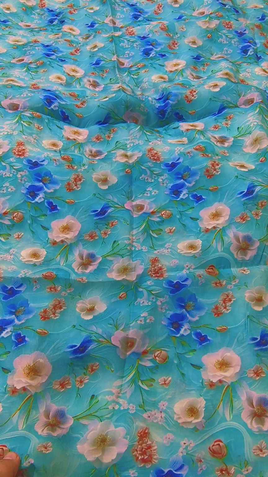 M-1084 . Imported Digital Korean Shimray summer ⛱️ Silk same print Shirt & Truzer 2pc