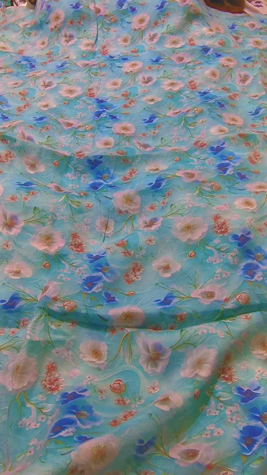 M-1082. Imported Digital Korean Shimray summer ⛱️ Silk same print Shirt & Truzer 2pc