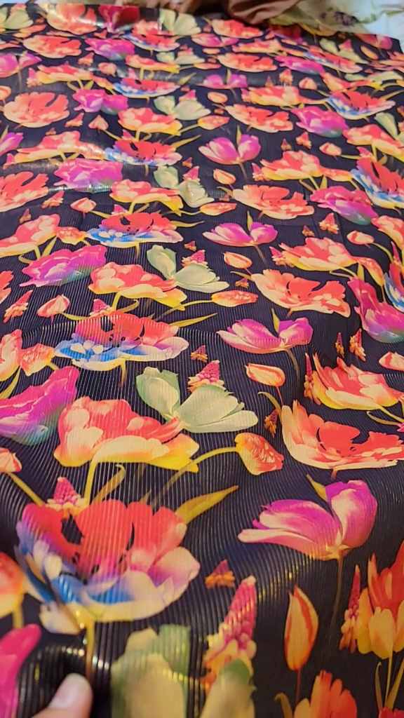 M-1105   Imported Digital Messori  Zaree line Pure summer ⛱️ Lawn Same print Shirt & Truzer 2pc