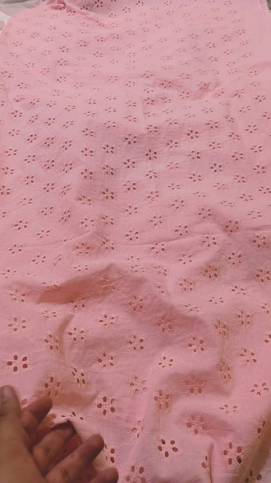 🥳 Sale Sale M-1093 Imported Shiffli Embroidery ChickenKari Pure Summer ⛱️ Lawn only Shirt -