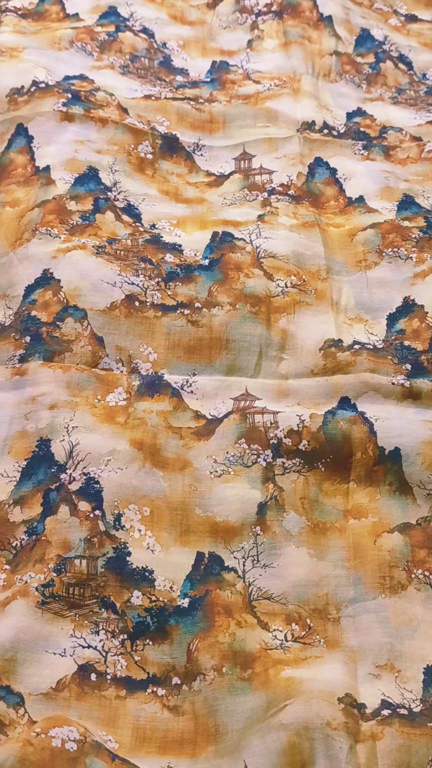 M-1217  Imported 3-D Korean Shimray summer ⛱️ Silk same print Shirt & Truzer 2pc -