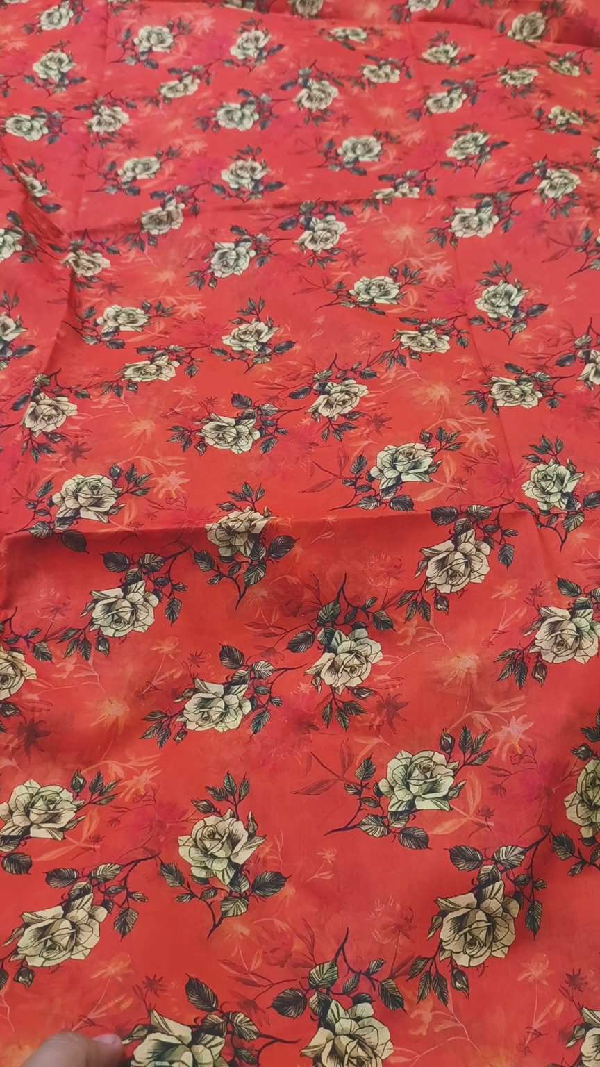 M-1210  Imported Digital Pure Summer ⛱️ Lawn Same print Shirt & Trzer 2pc -