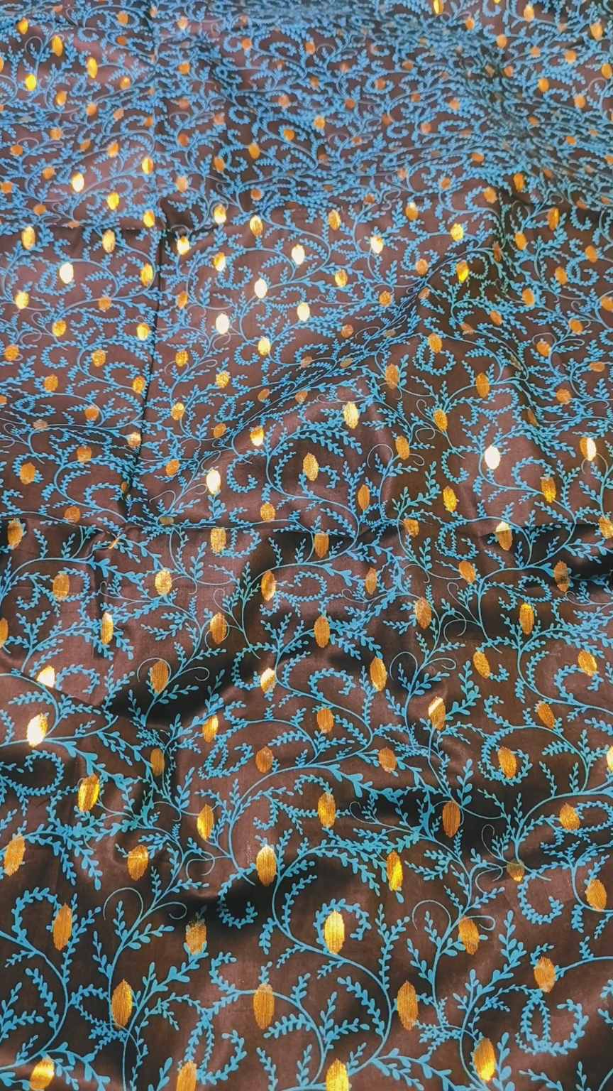 M-1189  mported Luxury Digital Zaree Bunch Pure ⛱️ Summer Lawn Same print Shirt & Truzer 2pc