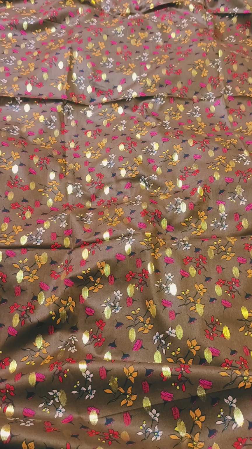 M-1246  imported Luxury Digital Zaree Bunch Pure ⛱️ Summer Lawn Same print Shirt & Truzer 2pc -