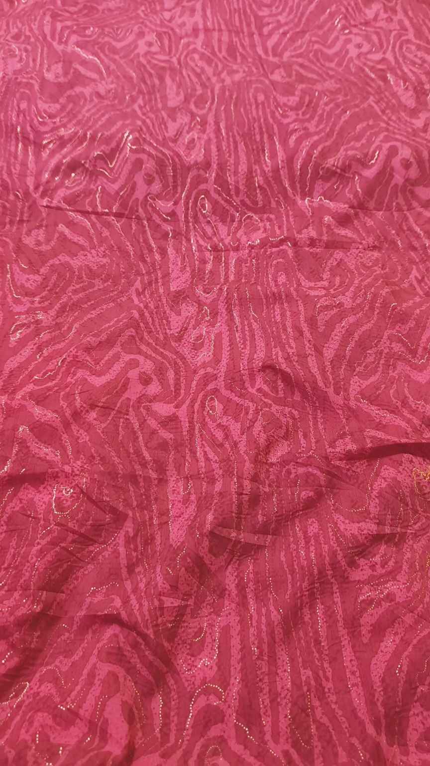 M-1312  Imported Embossed Giliter Irish ⛱️ Summer Silk Same print Shirt & Truzer 2pc