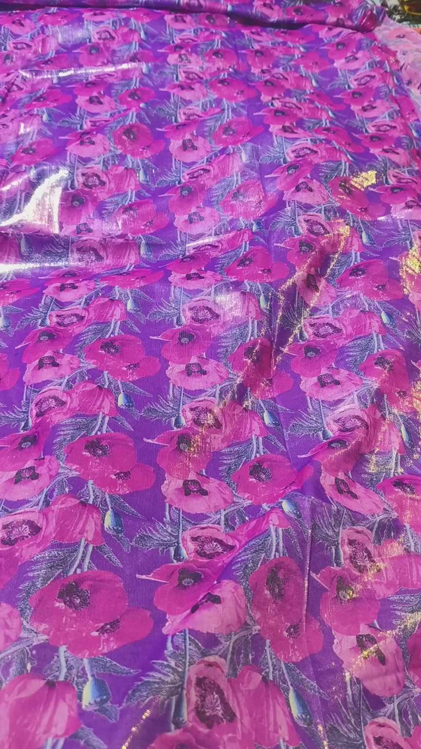 🥳 Sale Sale. M-1291. Imported Zaree Swiss Summer ⛱️ Lawn Same print shirt & Truzer 2pc