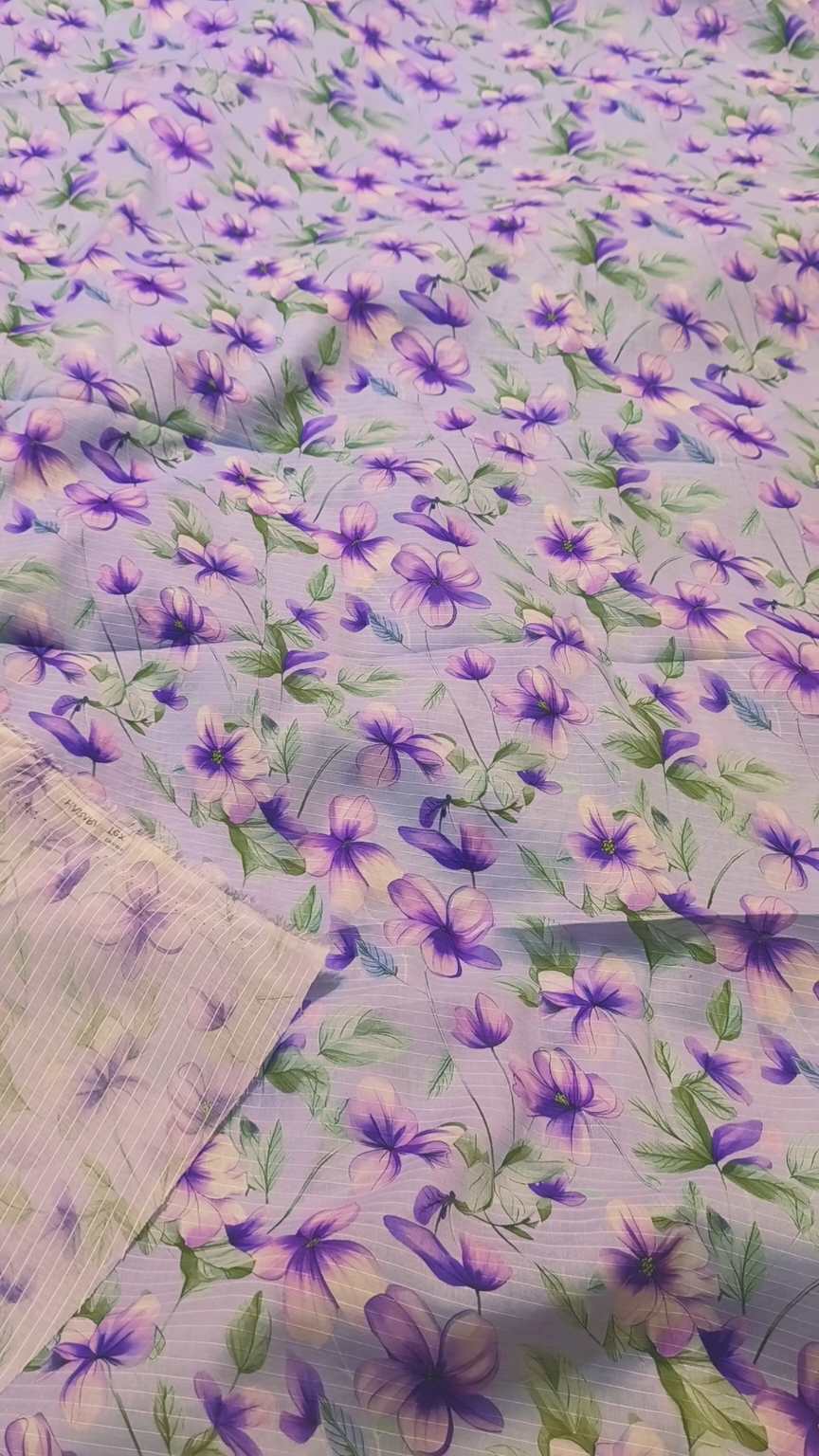 M-1347  Imported 3-D  🧐 Bana Dorria Pure Summer ⛱️ Lawn Same print Shirt & Truzer 2pc