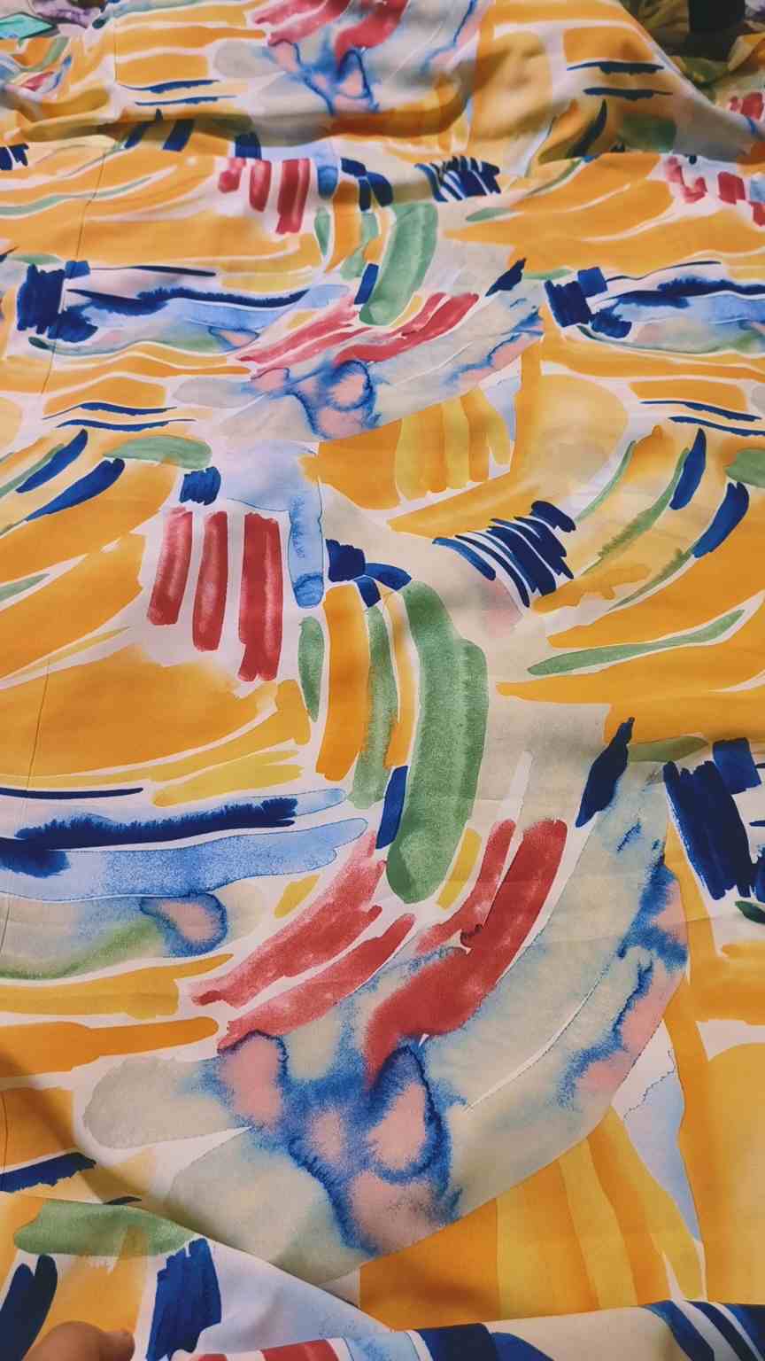 🥳 Sale Sale M-1428 Imported Digital Korean Summer ⛱️ Georgette Same print Shirt & Truzer 2pc -