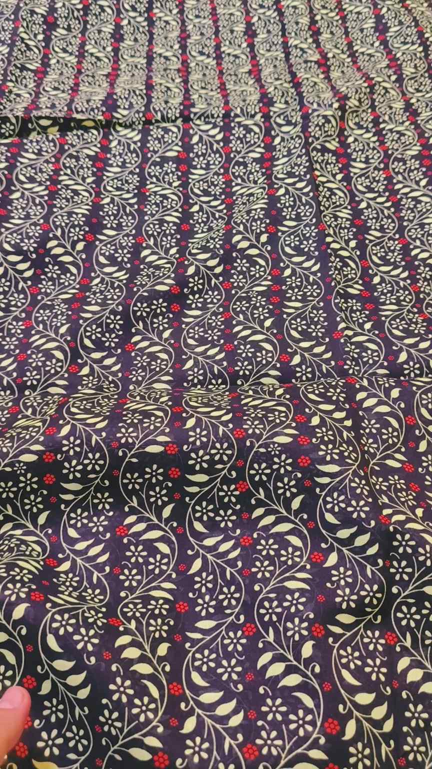 M-1423   Imported 3-D  Pure Summer ⛱️ Lawn Same print Shirt & Trzer 2pc