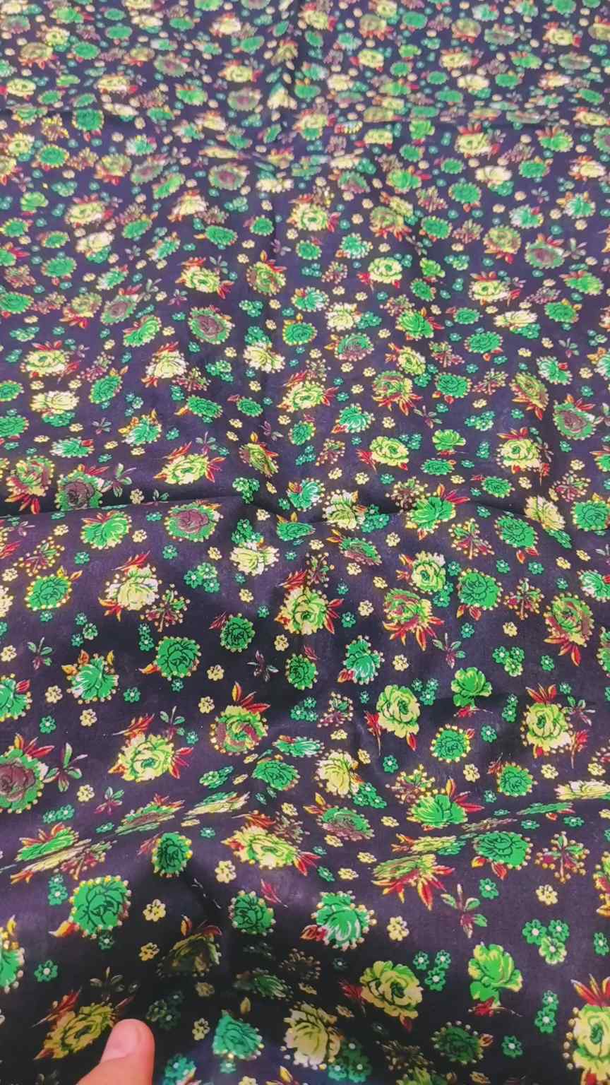 M-1414  Imported Fancy Digital Embossed Giliter Pure Summer ⛱️ Lawn Same print Shirt & Trulzer 2pc -
