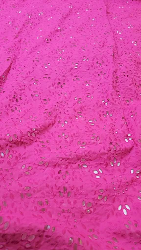 🥳 Sale Sale M-1396  Imported Shiffli Embroidery ChickenKari Pure Summer ⛱️ Lawn only Shirt - -