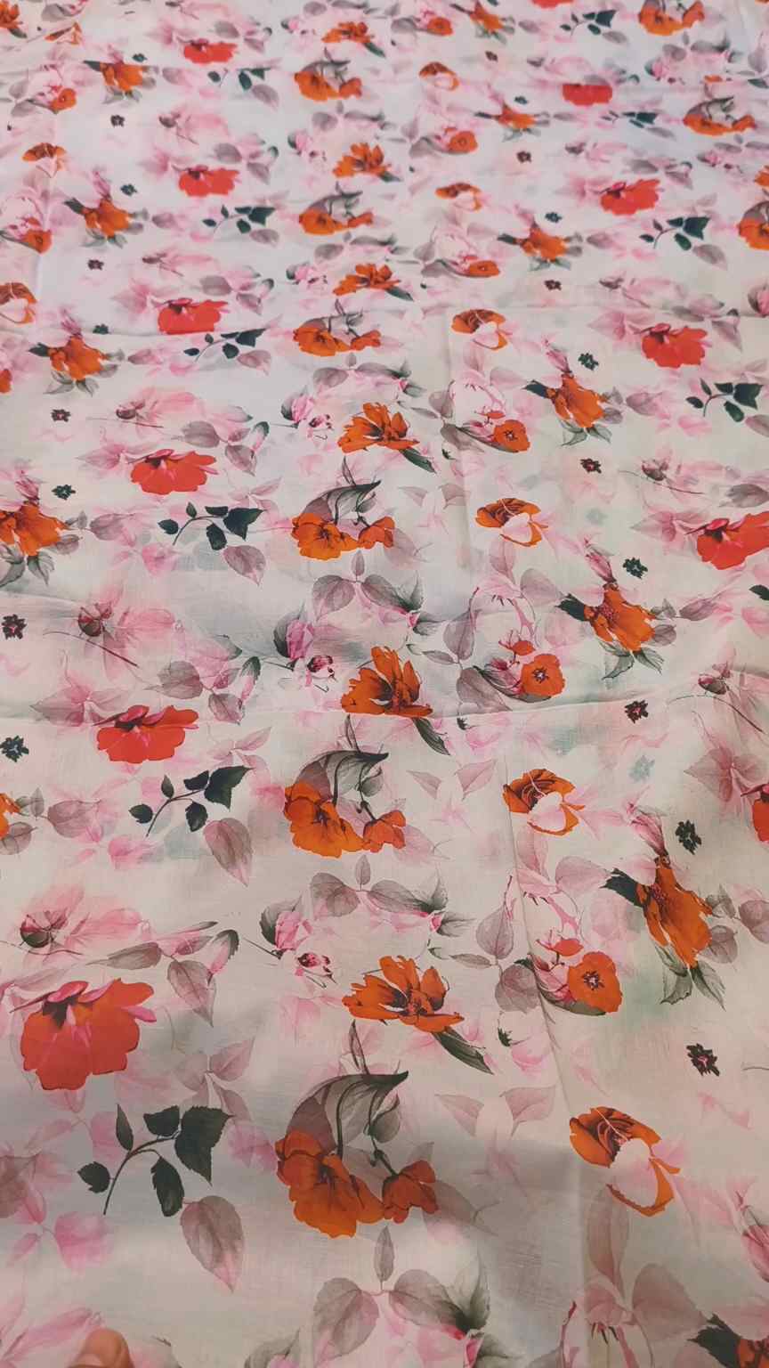 M-1457  Imported Digital Pure Summer ⛱️ Lawn Same print Shirt & Trzer 2pc