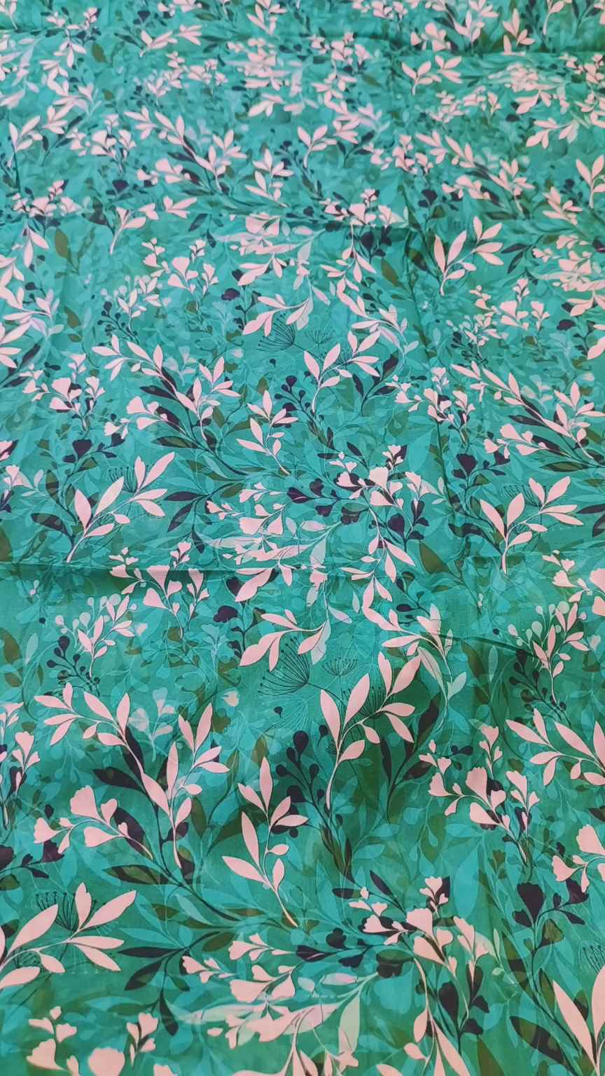 M-1498  Imported Digital Pure Summer ⛱️ Lawn Same print Shirt & Trzer 2pc