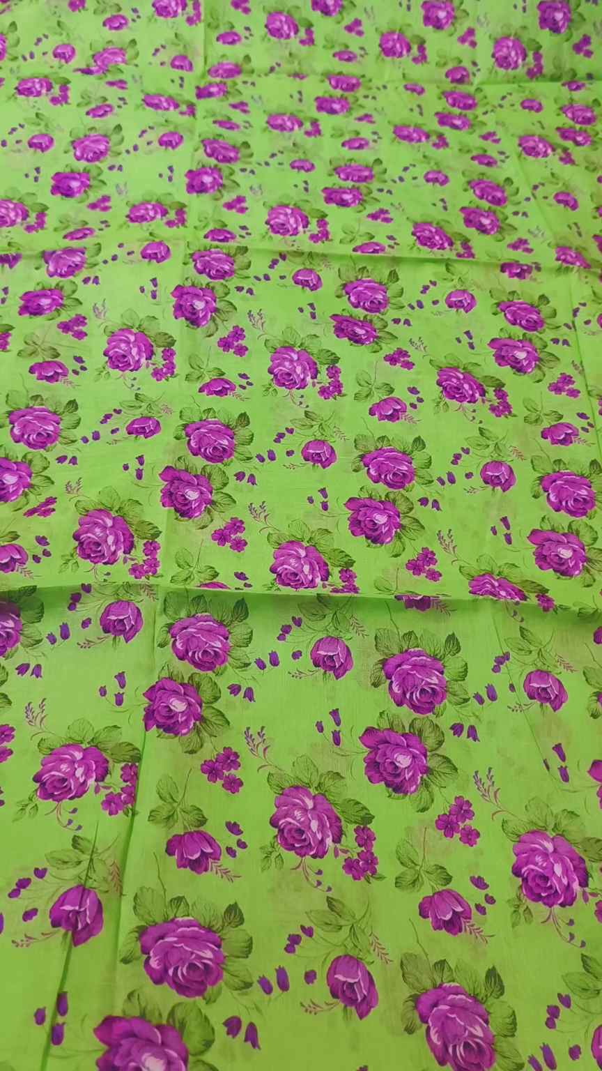 M-1495  Imported Digital Pure Summer ⛱️ Lawn Same print Shirt & Trzer 2pc