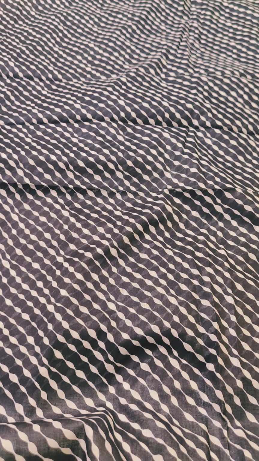M-1485  Imported Digital (Black & White) Pure Summer ⛱️ Lawn Same print Shirt & Trzer 2pc