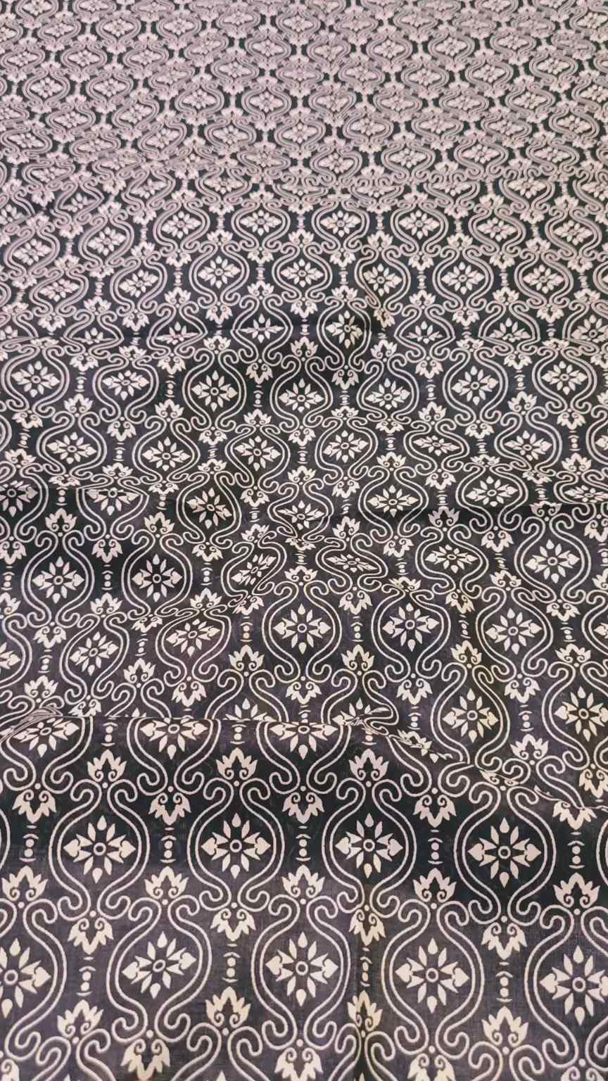 M-1482 Imported Digital (Black & White) Pure Summer ⛱️ Lawn Same print Shirt & Trzer 2pc
