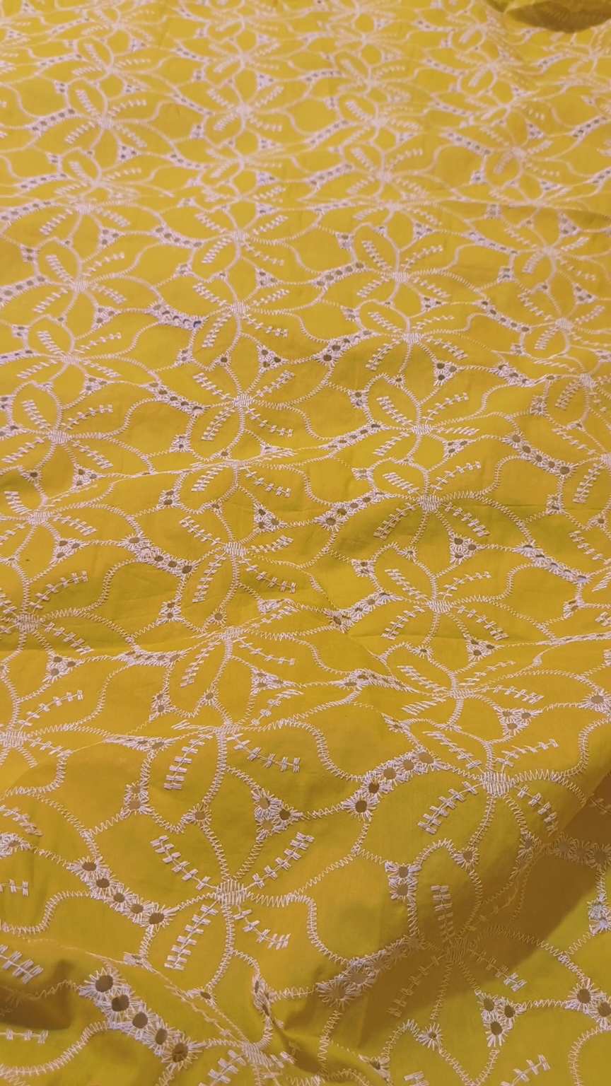 🥳 Sale Sale M-1472  Imported Shiffli Embroidery Printed ChickenKari Pure Summer ⛱️ Lawn only Shirt