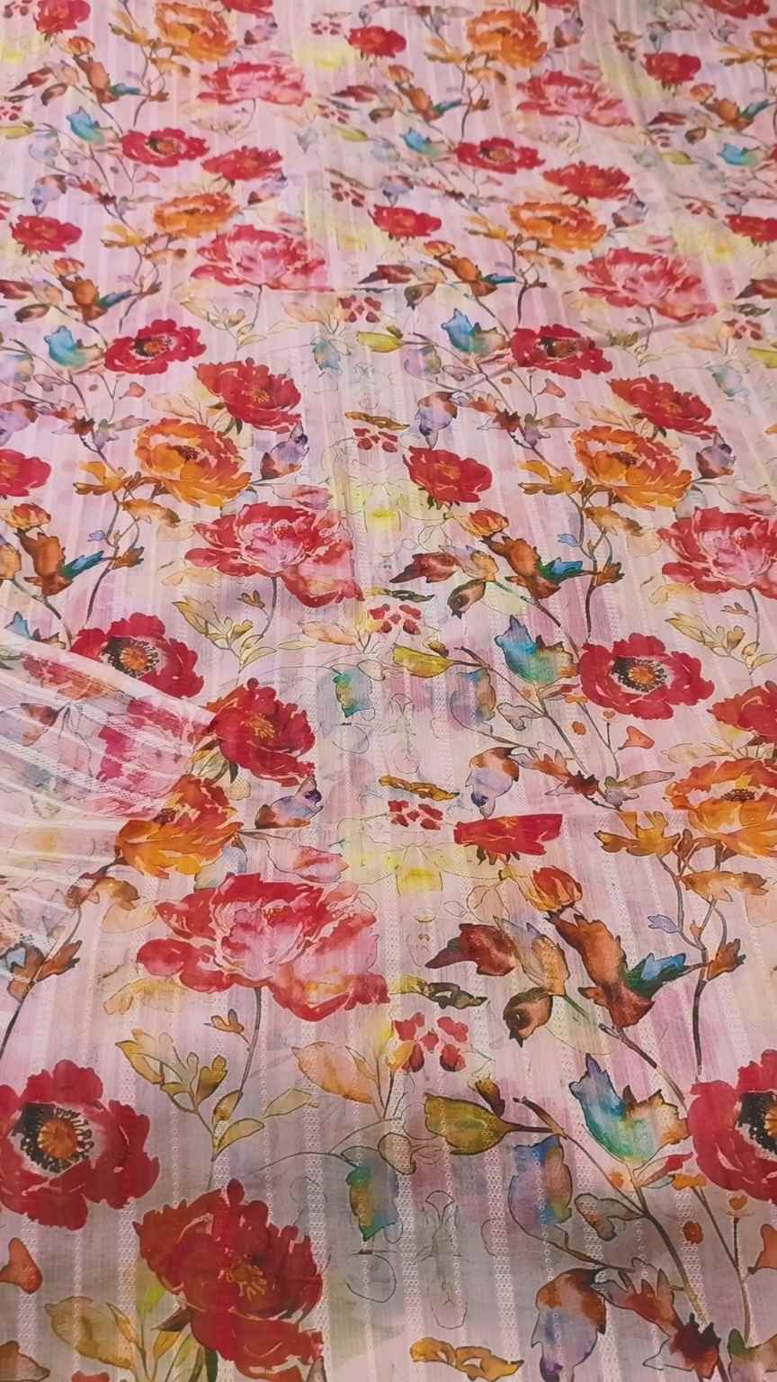 M-1541   Imported Digital 🧐 Dorria Pure Summer ⛱️ Lawn Same print Shirt & Truzer 2pc