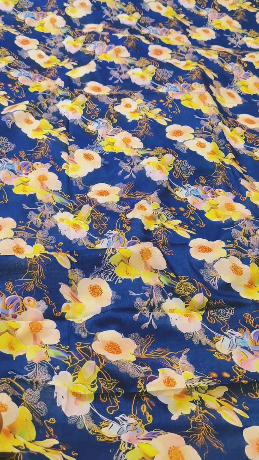 M-1532  Imported 3-D  Pure Summer ⛱️ Lawn Same print Shirt & Trzer 2pc
