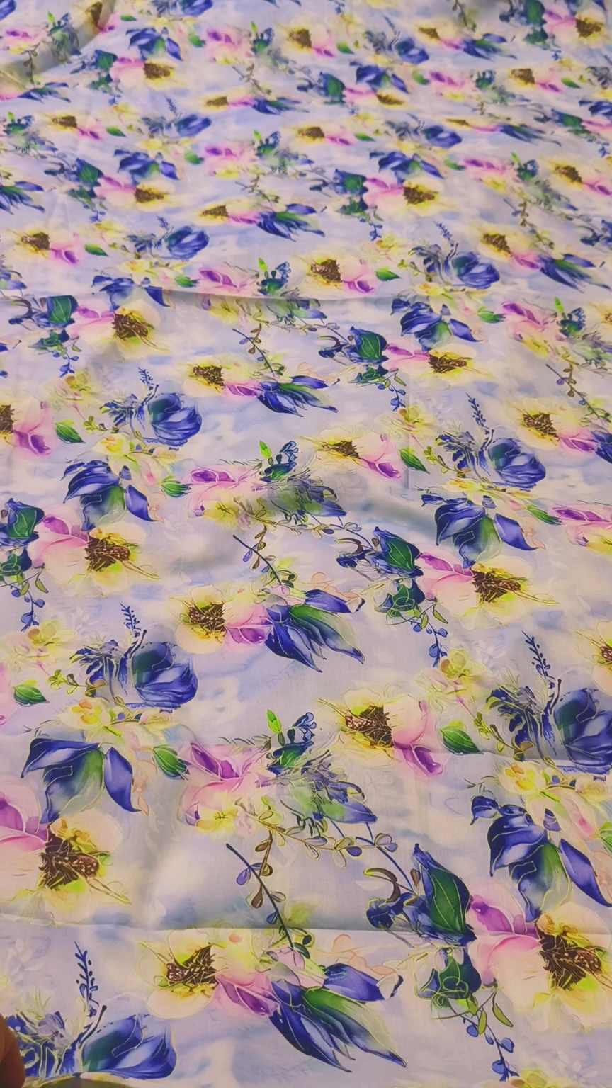 M-1531  Imported 3-D  Pure Summer ⛱️ Lawn Same print Shirt & Trzer 2pc