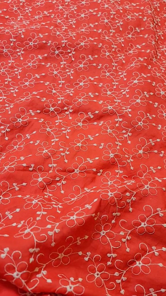 🥳 Sale Sale M-1506  Imported Shiffli Embroidery Printed ChickenKari Pure Summer ⛱️ Lawn only Shirt