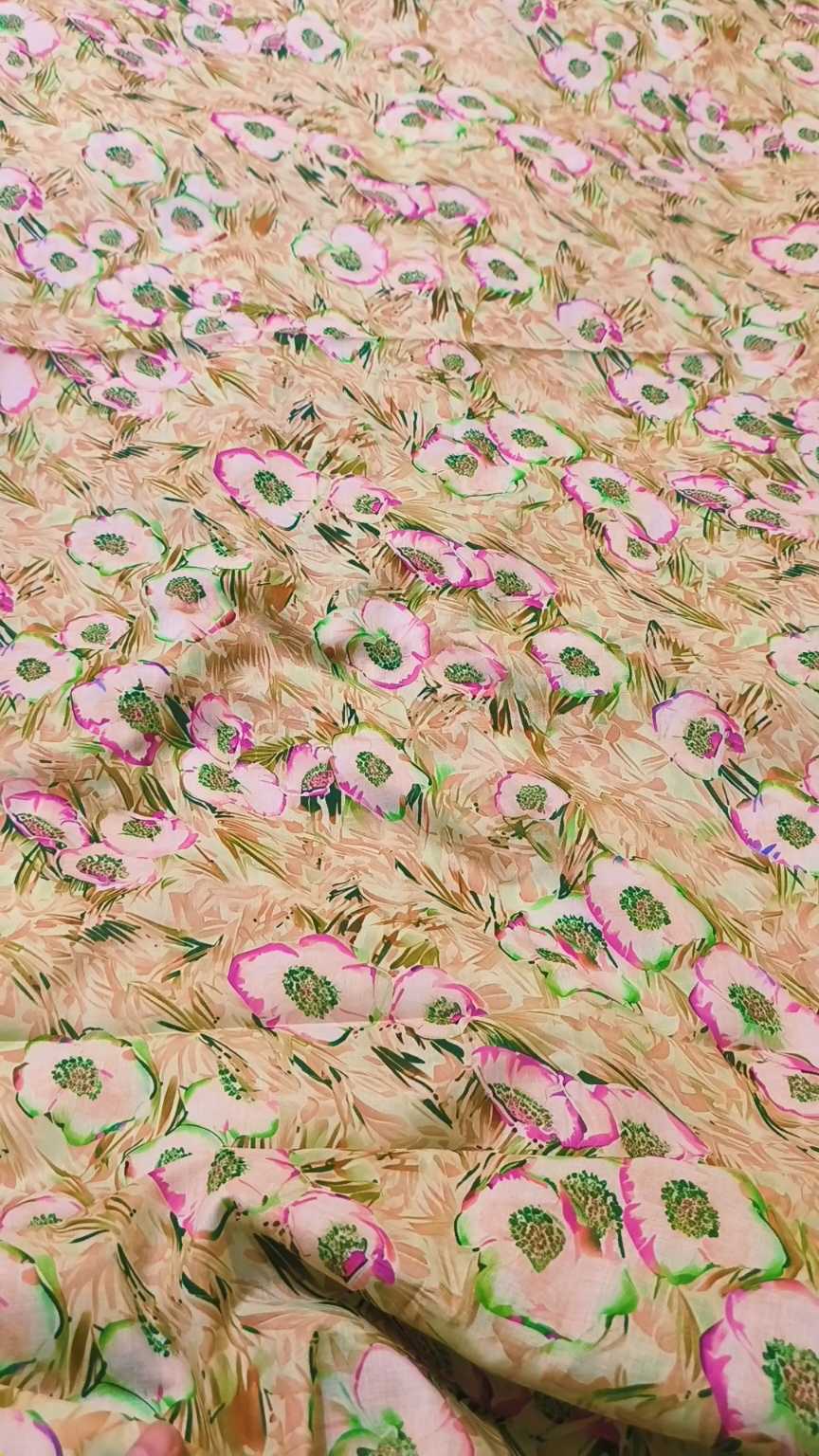 M-1607  Imported 3-D Pure Summer ⛱️ Lawn Same print Shirt & Trzer 2pc