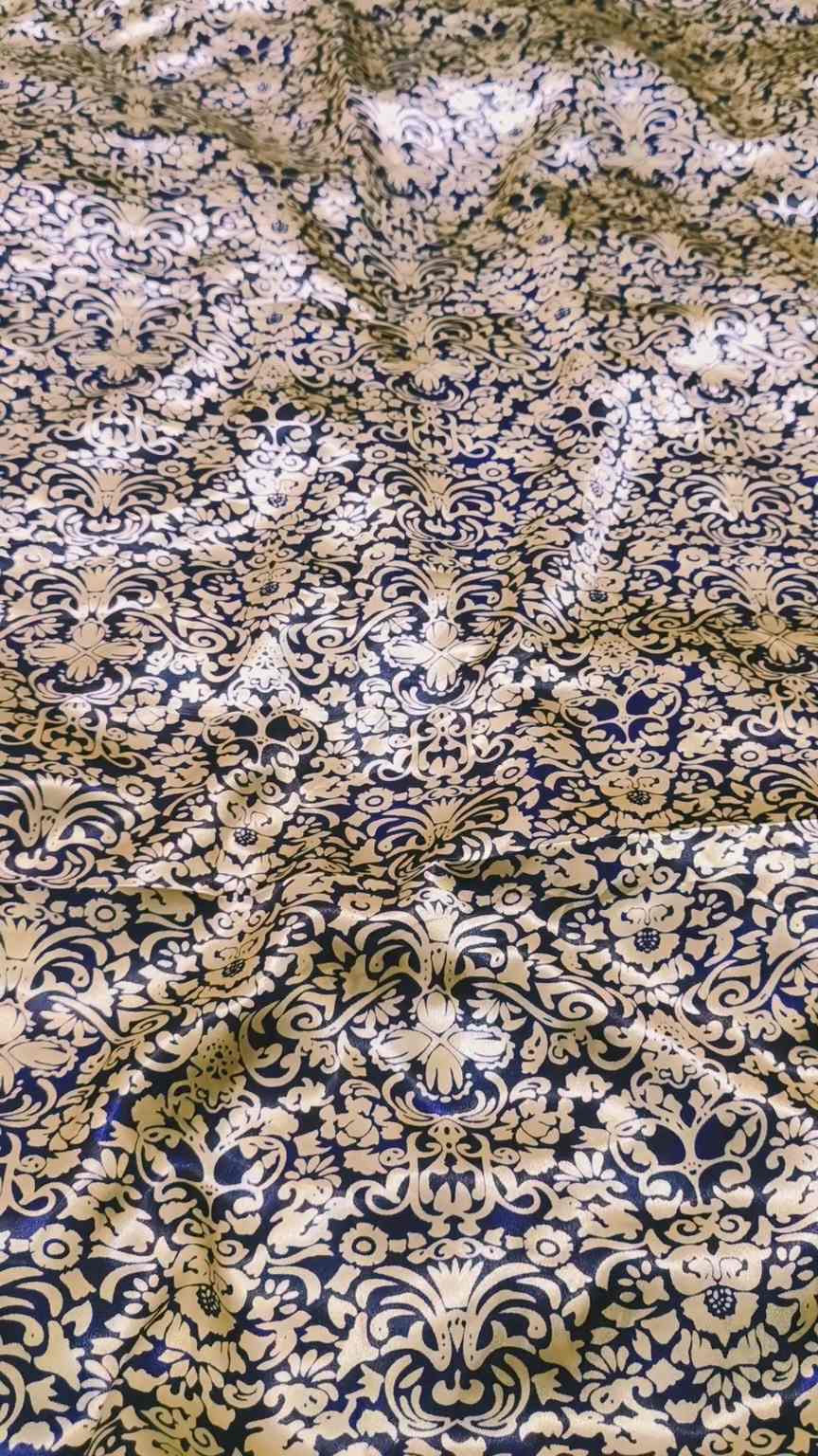 M-1643  Imported ⛱️ Summer Korean Shamoze Silk Same print Shirt & Truzer 2pc -