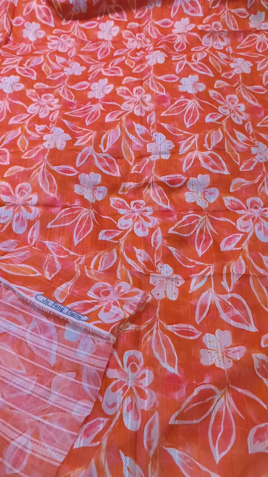 😱 Sale Sale M-1747  Imported Digital 🧐 Malmal  Dorria Pure Summer ⛱️ Lawn Same print Shirt & Truzer 2pc