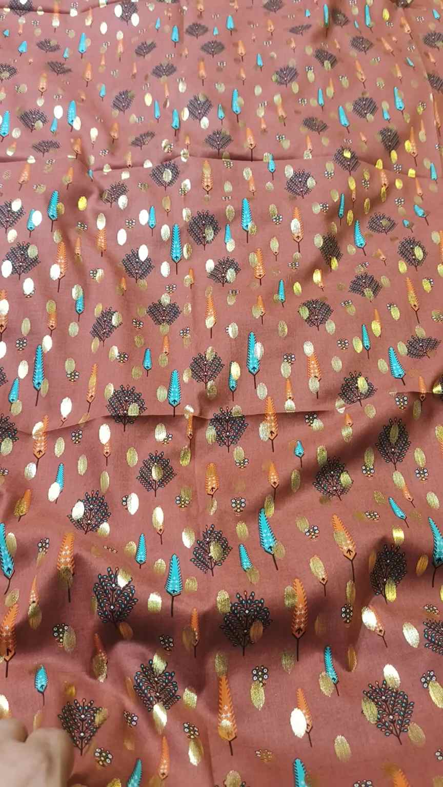 😱 Sale Sale M-1739  imported Luxury Digital Zaree Bunch Pure ⛱️ Summer Lawn Same print Shirt & Truzer 2pc