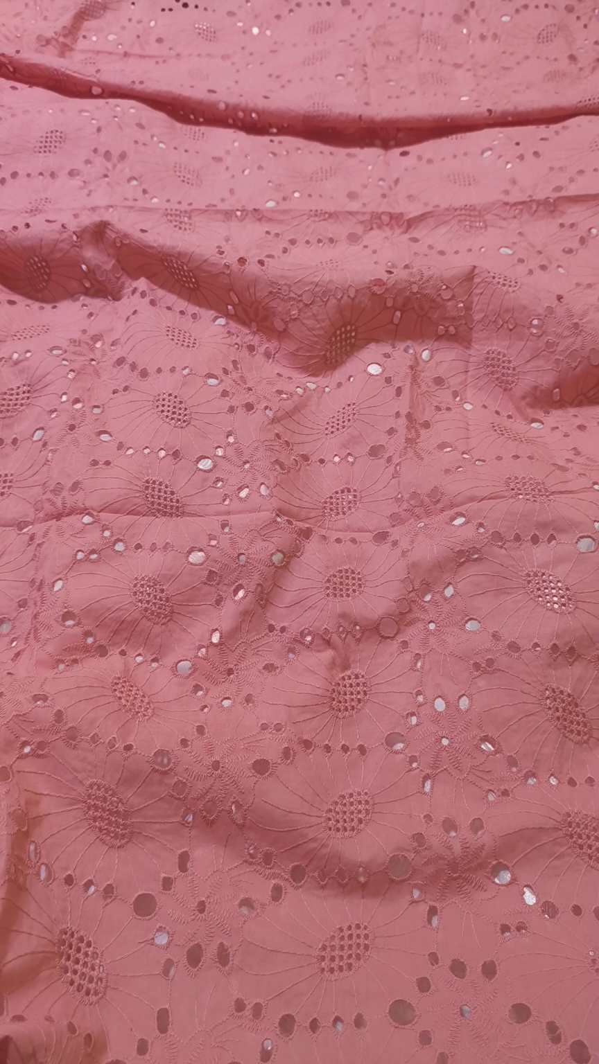 😱Lot Sale M- 1765  Imported High quality Luxury 3-D Shiffli ChickenKari Embroidery Pure Summer ⛱️ Lawn Only Shirt