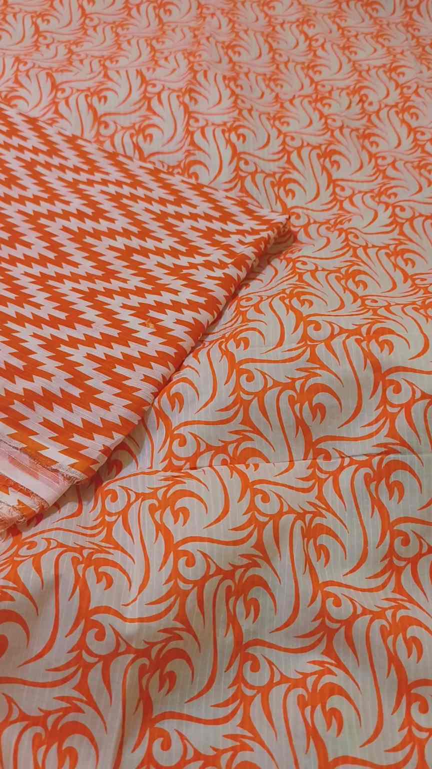 Sale Sale M-1027  Rs.1590 Imported Digital Dorria  Pure Summer ⛱️ Lawn Shirt & Matching design trouser 2pc