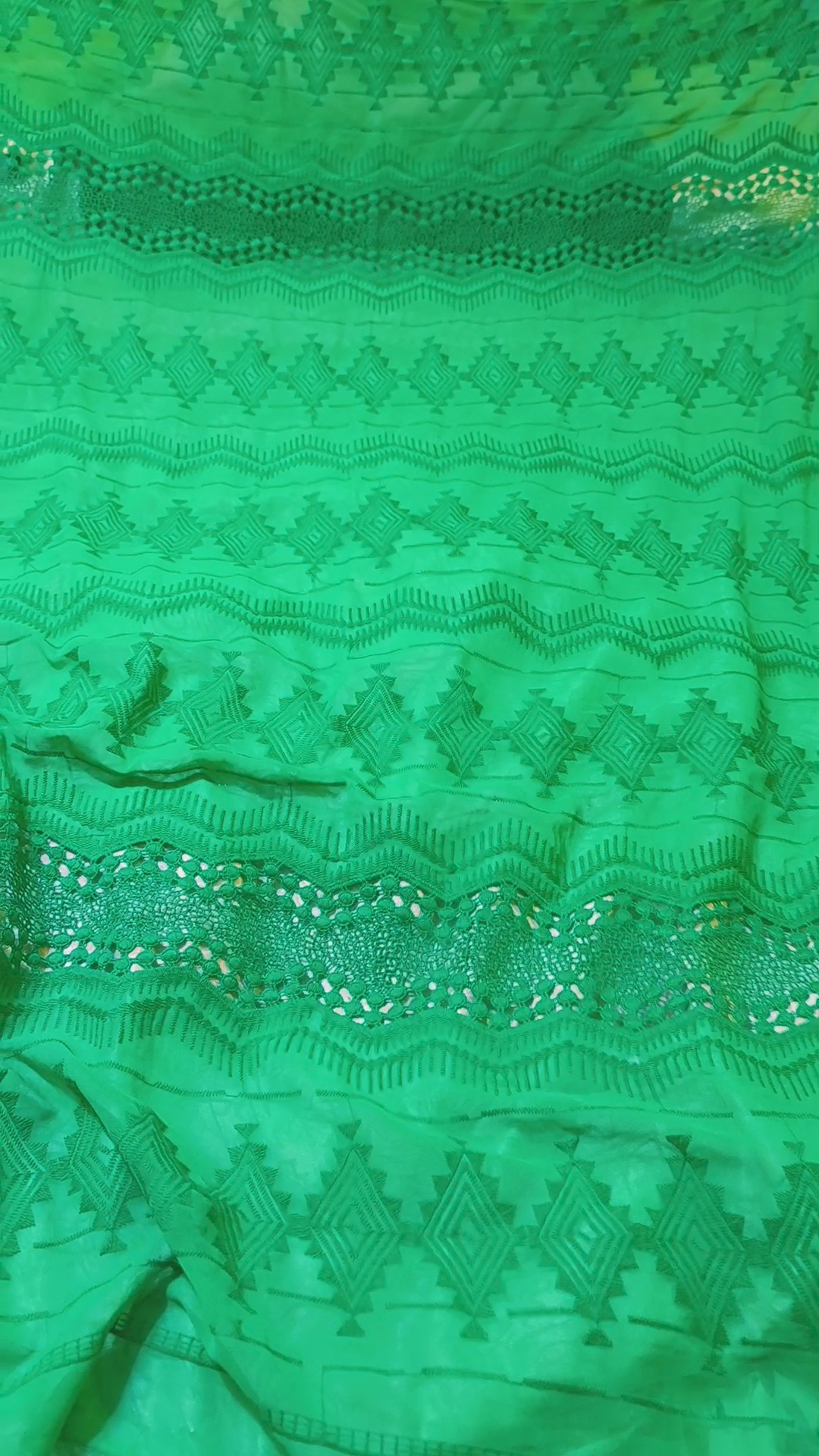 🥳 Biggest Sale M-1095  Rs.1190 Impotted 3-D Embroidery In Pure Georgette Shirt