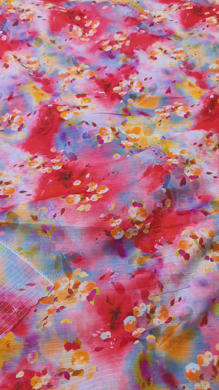 Sale Sale M-1120  Rs.1490 Imported Digital Dorria Pure Summer ⛱️ Lawn Same print Shirt & Truzer 2pc -