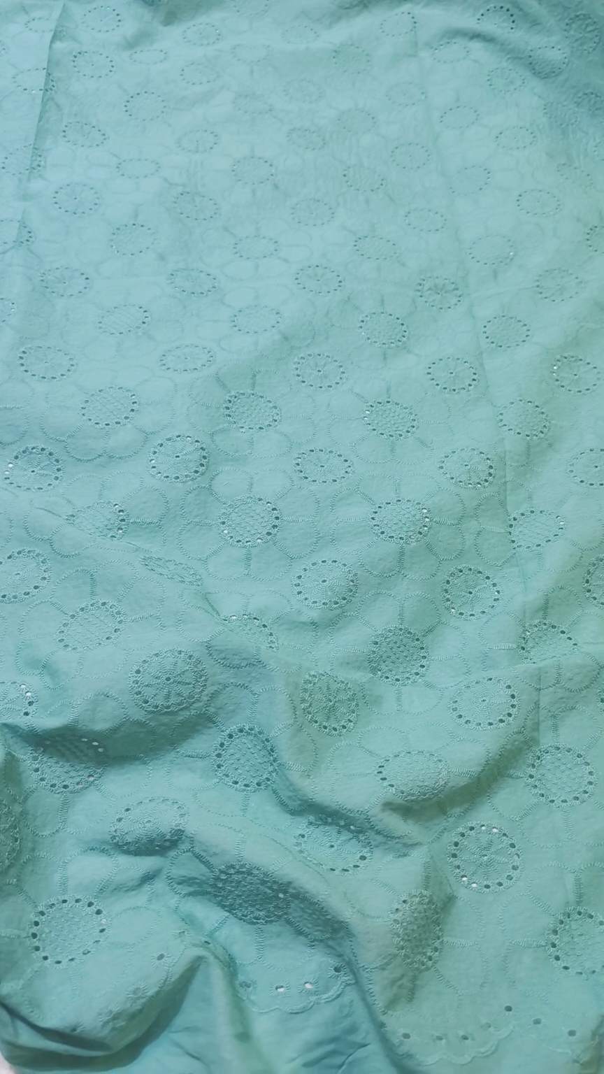 🥳 Sale Sale M-1132  Rs.1450  Imported Hi quality 3-D Shiffli ChickenKari Embroidery Pure Summer 🏝️ Lawn Shirt