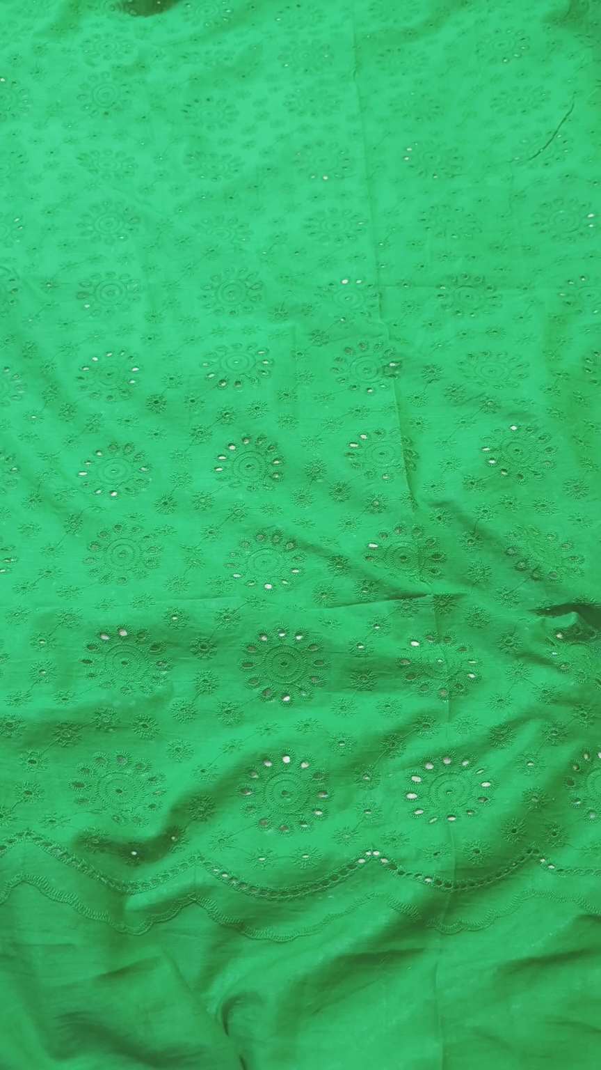 🥳 Sale Sale M-1129  Rs.1450  Imported Hi quality 3-D Shiffli ChickenKari Embroidery Pure Summer 🏝️ Lawn Shirt