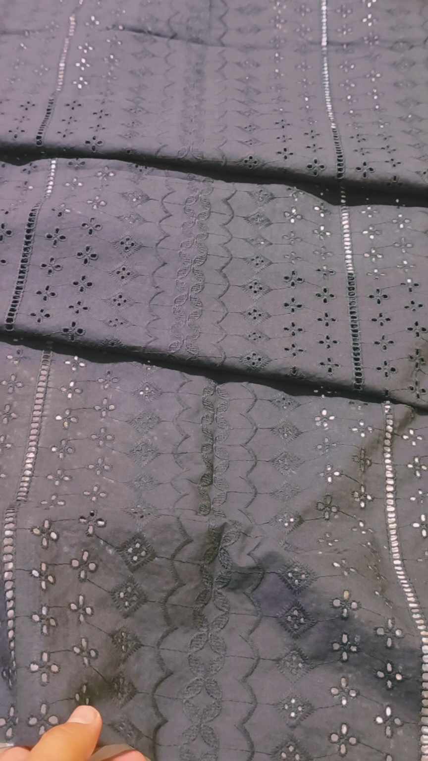 🥳 Sale Sale M-1872 Imported Shiffli Embroidery ChickenKari Pure Summer ⛱️ Lawn only Shirt