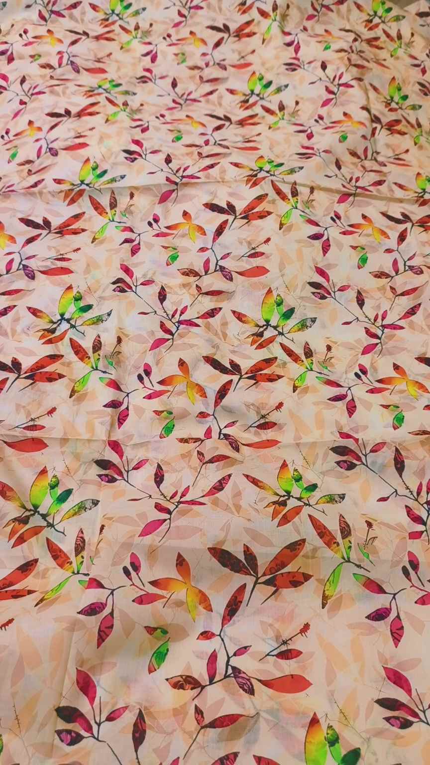 M-1856  Imported Digital Luxury Pure Summer ⛱️ Lawn Same print Shirt & Trzer 2pc