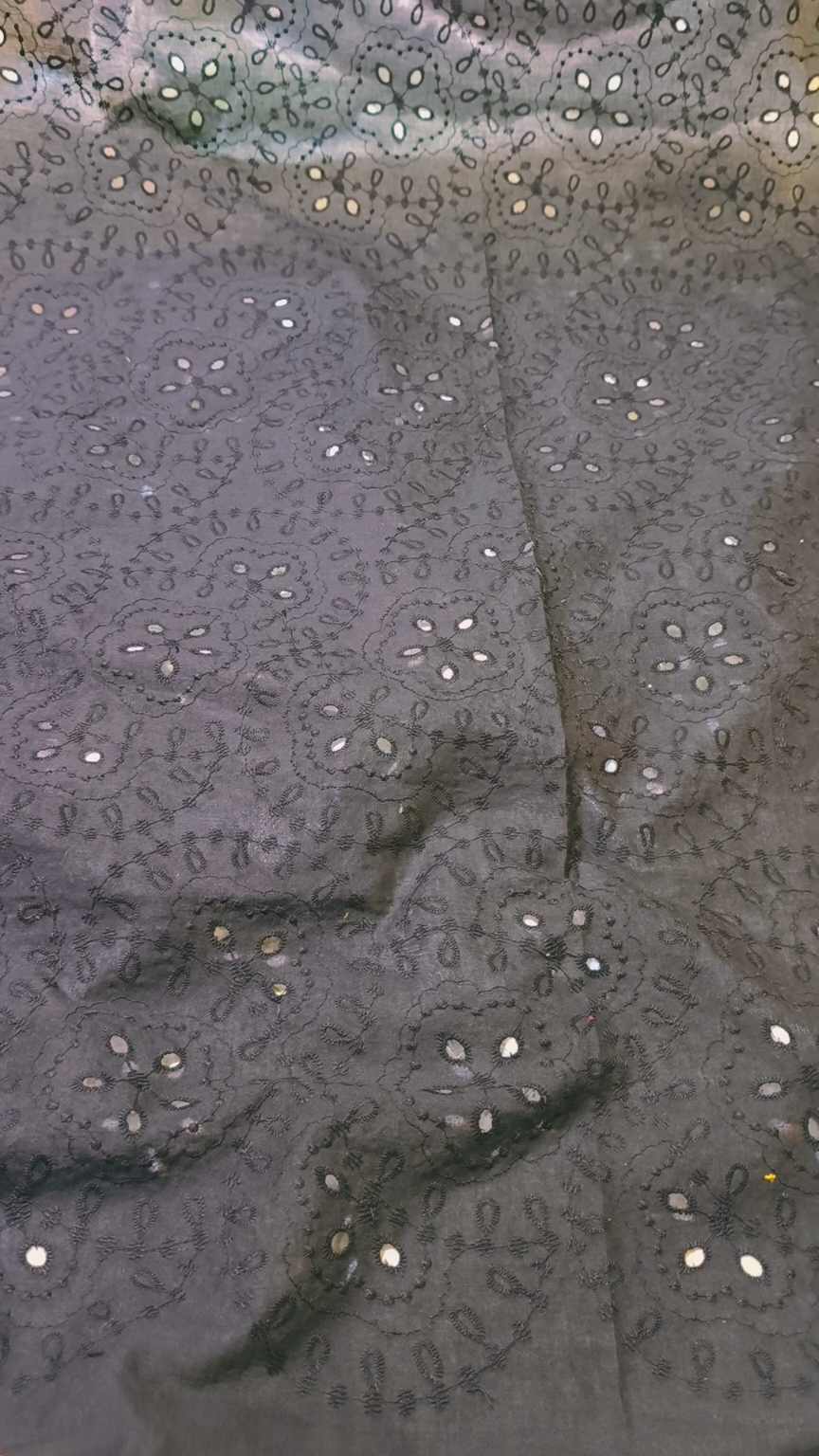 🥳 Sale Sale M-1934  Imported Shiffli Embroidery ChickenKari Pure Summer ⛱️ Lawn only Shirt