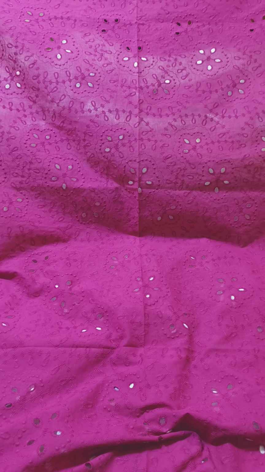 🥳 Sale Sale M-1933  Imported Shiffli Embroidery ChickenKari Pure Summer ⛱️ Lawn only Shirt