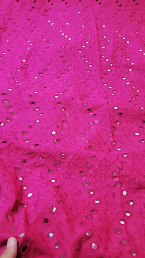 🥳 Sale Sale M-1911  Imported Shiffli Embroidery ChickenKari Pure Summer ⛱️ Lawn only Shirt
