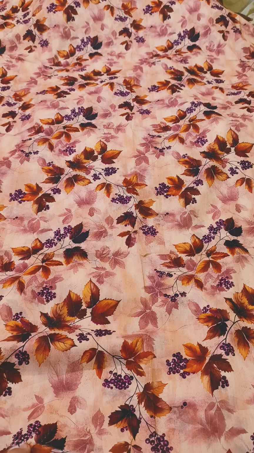 M-1978   Imported 3-D Pure Summer ⛱️ Lawn Same print Shirt & Trzer 2pc